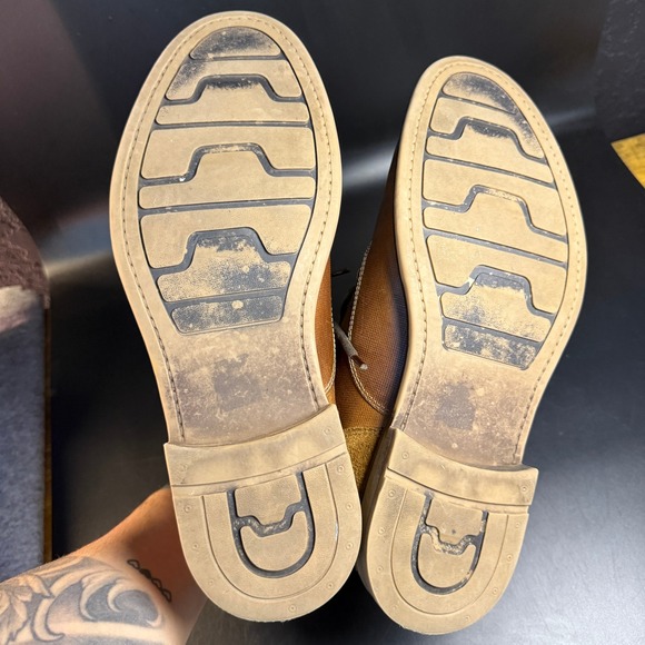 Red‎ Tape RT Simon Txt Leather Ankle Boots Brown Lace Up Mens Size 10.5 - Picture 7 of 7